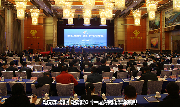 胡國(guó)安董事長(zhǎng)出席湖南省工商聯(lián)（總商會(huì)）十一屆六次執(zhí)委會(huì)議