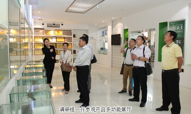 湖北蘄春縣委常委、統(tǒng)戰(zhàn)部長(zhǎng)蔡緒銀一行蒞臨綠之韻考察調(diào)研