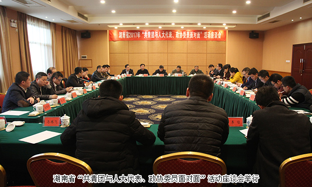 省政協(xié)委員胡國(guó)安受邀出席湖南省2017年“共青團(tuán)與人大代表、政協(xié)委員面對(duì)面”活動(dòng)座談會(huì)