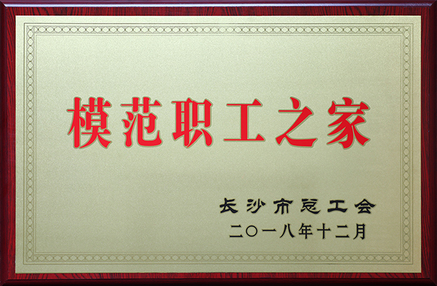 綠之韻集團工會榮獲“長沙市模范職工之家”稱號