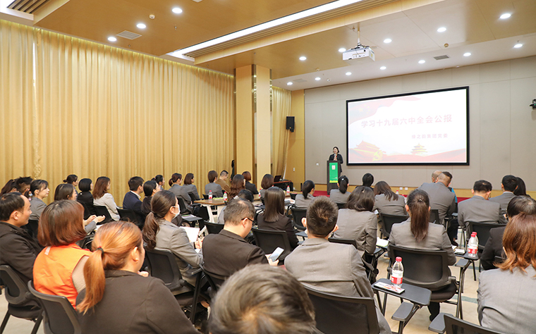 綠之韻集團(tuán)黨委開展主題活動(dòng)學(xué)習(xí)貫徹黨的十九屆六中全會(huì)精神