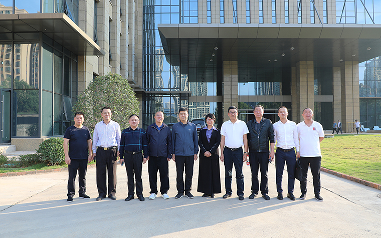 長沙市工商聯(lián)副主席王準一行蒞臨綠之韻中心調(diào)研指導