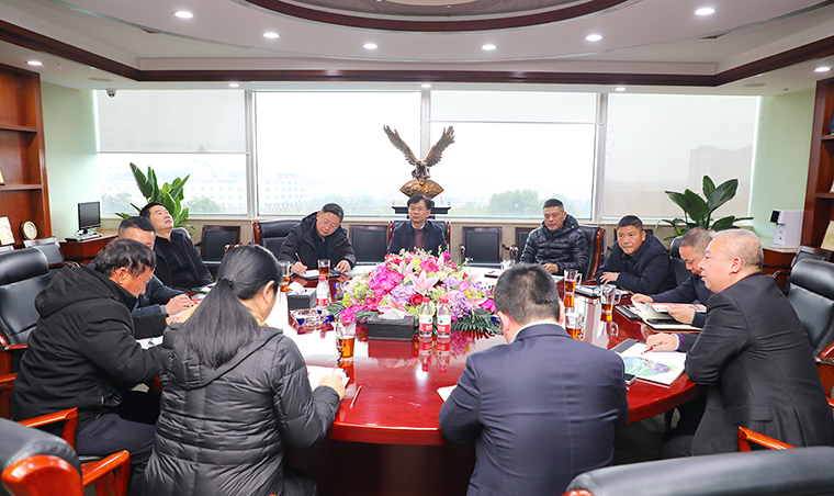 瀏陽(yáng)經(jīng)開(kāi)區(qū)黨工委副書(shū)記、管委會(huì)主任喻輝一行蒞臨綠之韻調(diào)研座談