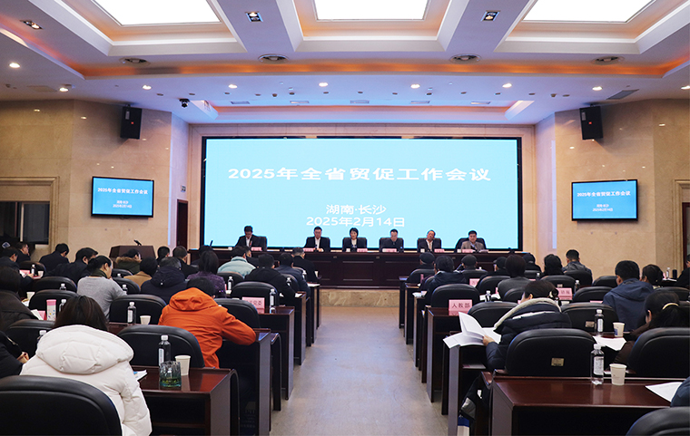 胡國(guó)安董事長(zhǎng)參加2025年湖南省貿(mào)促工作會(huì)議