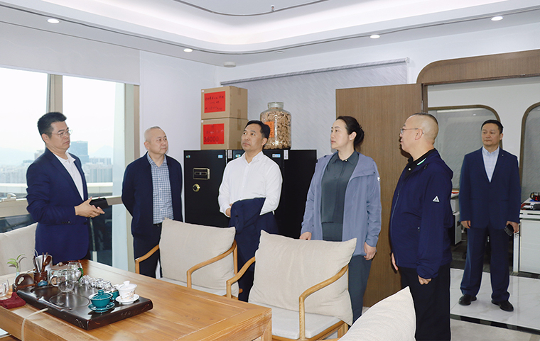 胡國(guó)安董事長(zhǎng)陪同中共長(zhǎng)沙市委統(tǒng)戰(zhàn)部部長(zhǎng)劉匯一行赴粵港澳大灣區(qū)考察